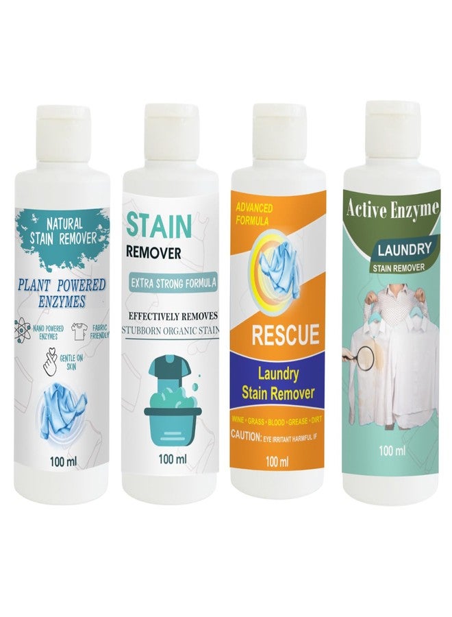 مجموعة مزيلات بقع توفوس: مزيل بقع القمصان، والدمى، والبرتقال، والفستق | محلول تنظيف متعدد الأسطح للملابس والأقمشة والمفروشات (100 غرام لكل عبوة) - Image 1